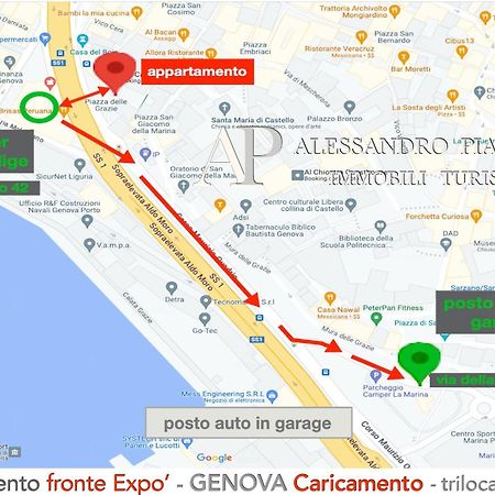 Cavour Luxury Sea View Apartment Genoa Exterior photo